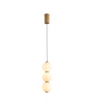 Modern pendant lamps -  Step Into Design PERLA LED pendant lamp 12 cm gold ST-CP231222-3L gold - product 2