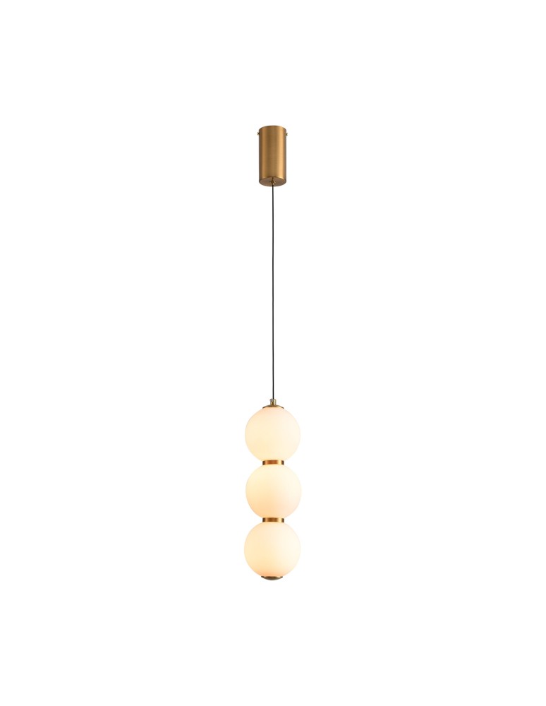 Modern pendant lamps -  Step Into Design PERLA LED pendant lamp 12 cm gold ST-CP231222-3L gold - product kolory-swiatla.pl 2