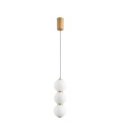 Modern pendant lamps -  Step Into Design PERLA LED pendant lamp 12 cm gold ST-CP231222-3L gold - product 3
