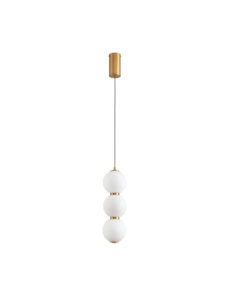 Modern pendant lamps -  Step Into Design PERLA LED pendant lamp 12 cm gold ST-CP231222-3L gold - product kolory-swiatla.pl 3