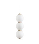 Modern pendant lamps -  Step Into Design PERLA LED pendant lamp 12 cm gold ST-CP231222-3L gold - product 5