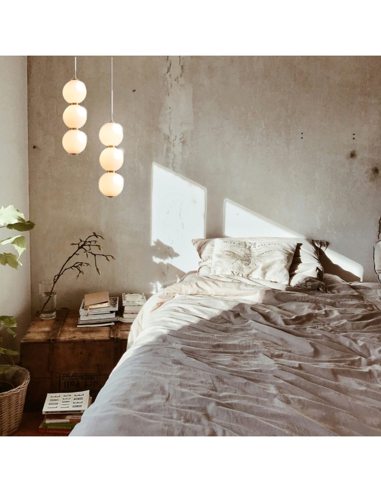 Modern pendant lamps -  Step Into Design PERLA LED pendant lamp 12 cm gold ST-CP231222-3L gold - product kolory-swiatla.pl 6