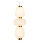 Modern pendant lamps -  Step Into Design BRILLA-3 LED pendant lamp gold 23 cm ST-CP241210-3L gold - product 1
