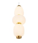 Modern pendant lamps -  Step Into Design BRILLA-3 LED pendant lamp gold 23 cm ST-CP241210-3L gold - product 6