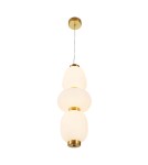Modern pendant lamps -  Step Into Design BRILLA-3 LED pendant lamp gold 23 cm ST-CP241210-3L gold - product 10