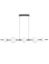  Step Into Design Lampa wisząca MILA czarna 140 cm ST-CP241222-5L