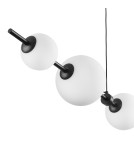Pendant lamps over the island -  Step Into Design MILA pendant lamp black 140 cm ST-CP241222-5L - product 5