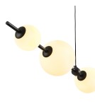 Pendant lamps over the island -  Step Into Design MILA pendant lamp black 140 cm ST-CP241222-5L - product 6