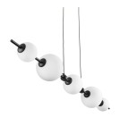 Pendant lamps over the island -  Step Into Design MILA pendant lamp black 140 cm ST-CP241222-5L - product 7