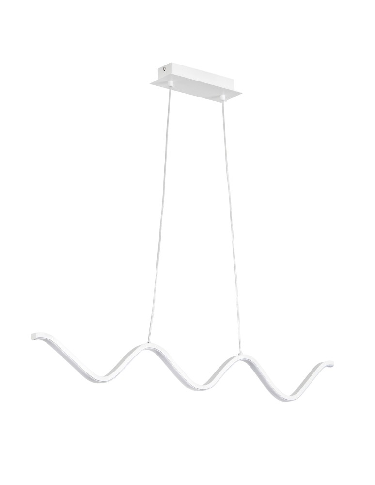 Modern pendant lamps -  Step Into Design ZIGZAG LED pendant lamp white 90 cm ST-MD240602 WHITE - product kolory-swiatla.pl 5