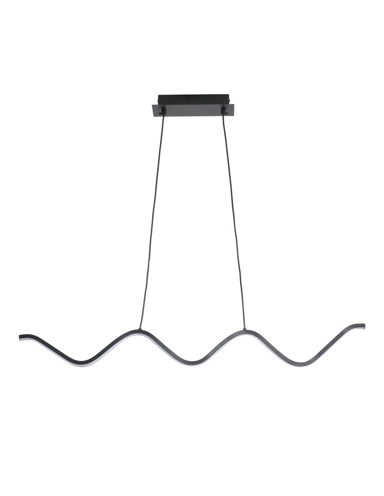 Modern pendant lamps -  Step Into Design ZIGZAG LED pendant lamp black 90 cm ST-MD240602 BLACK - product kolory-swiatla.pl 2