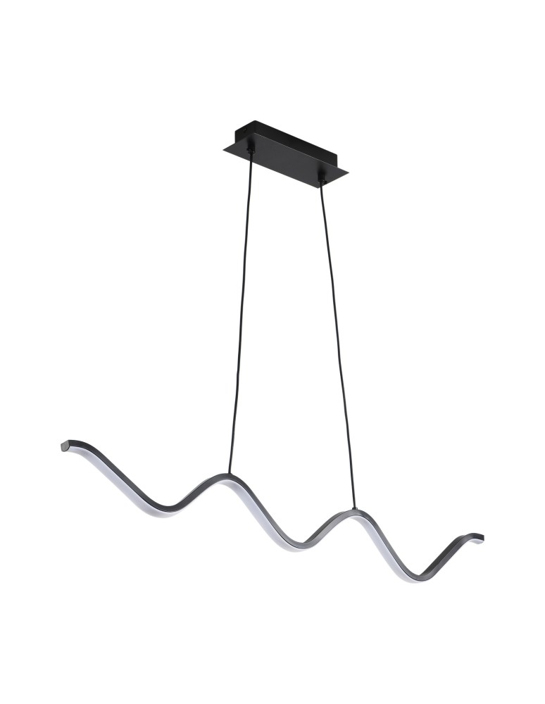 Modern pendant lamps -  Step Into Design ZIGZAG LED pendant lamp black 90 cm ST-MD240602 BLACK - product kolory-swiatla.pl 3