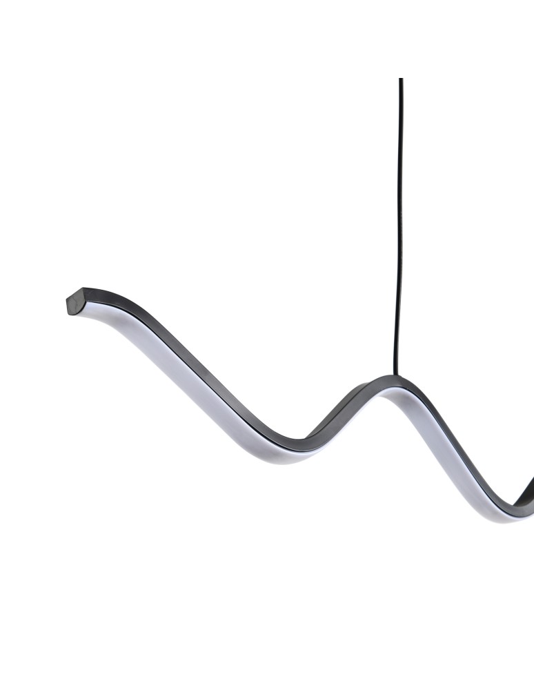 Modern pendant lamps -  Step Into Design ZIGZAG LED pendant lamp black 90 cm ST-MD240602 BLACK - product kolory-swiatla.pl 4