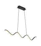 Modern pendant lamps -  Step Into Design ZIGZAG LED pendant lamp black 90 cm ST-MD240602 BLACK - product 6
