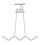 Modern pendant lamps -  Step Into Design ZIGZAG LED pendant lamp black 90 cm ST-MD240602 BLACK - product 9