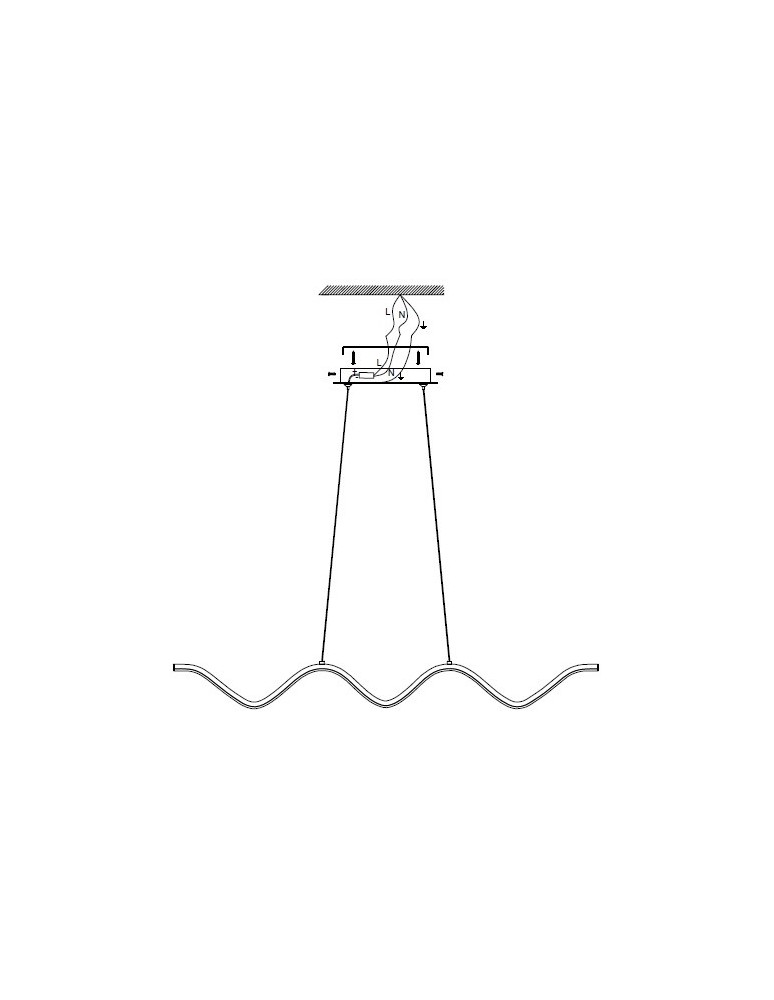 Modern pendant lamps -  Step Into Design ZIGZAG LED pendant lamp black 90 cm ST-MD240602 BLACK - product kolory-swiatla.pl 9