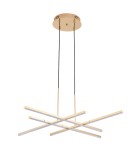 Modern pendant lamps -  Step Into Design CRISS CROSS LED pendant lamp gold 78 cm ST-MD240406-4 gold - product 2