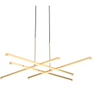 Modern pendant lamps -  Step Into Design CRISS CROSS LED pendant lamp gold 78 cm ST-MD240406-4 gold - product 3