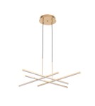 Modern pendant lamps -  Step Into Design CRISS CROSS LED pendant lamp gold 78 cm ST-MD240406-4 gold - product 6