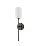 Hampton style wall lamps -  Step Into Design DARLING wall lamp gloss black 53 cm ST-9501W BLACK - product 3