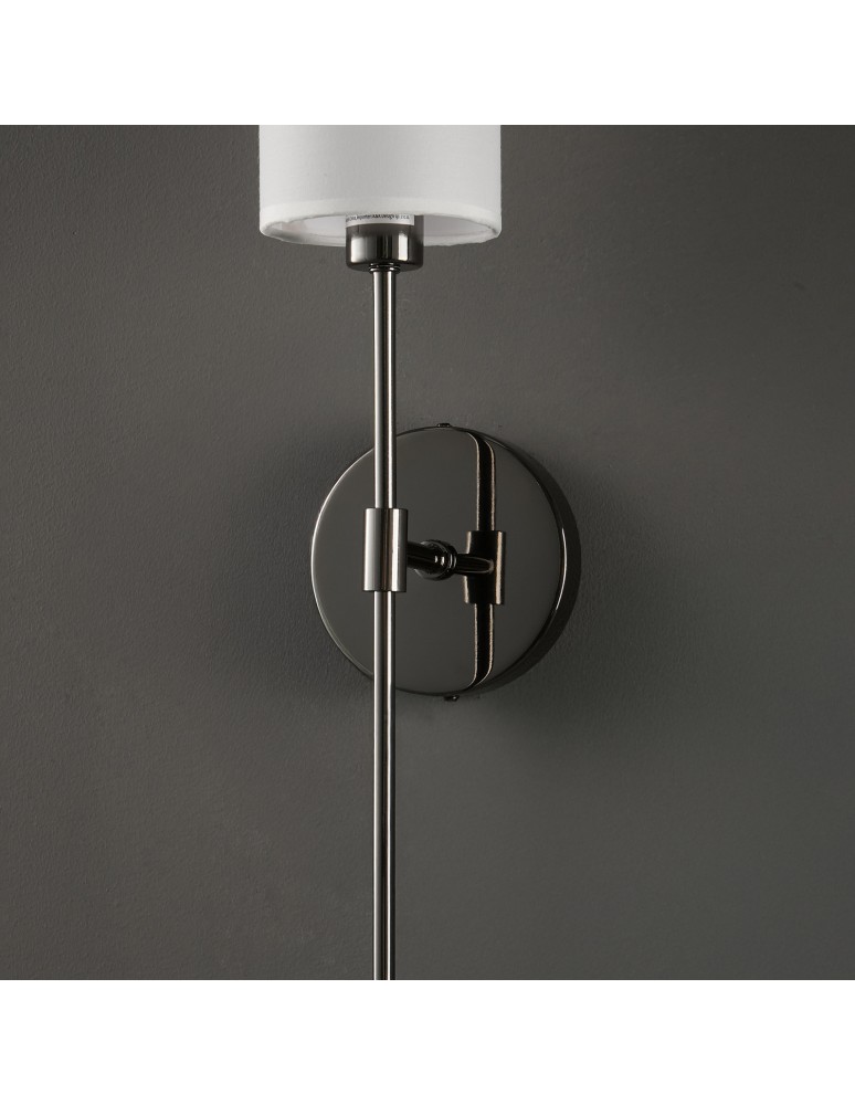 Hampton style wall lamps -  Step Into Design DARLING wall lamp gloss black 53 cm ST-9501W BLACK - product kolory-swiatla.pl 4