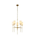 5-point chandeliers -  Step Into Design DARLING gold chandelier pendant lamp 60 cm ST-9501-5 GOLD - product 2