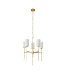 5-point chandeliers -  Step Into Design DARLING gold chandelier pendant lamp 60 cm ST-9501-5 GOLD - product 3