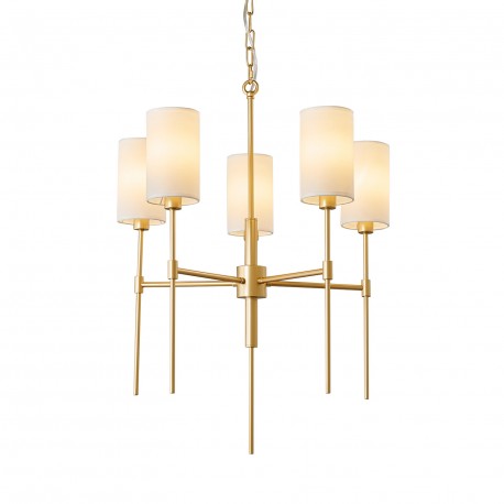  Step Into Design Lampa wisząca DARLING żyrandol złota 60 cm ST-9501-5 GOLD