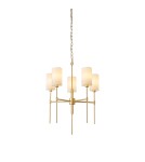 5-point chandeliers -  Step Into Design DARLING gold chandelier pendant lamp 60 cm ST-9501-5 GOLD - product 5