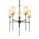 Step Into Design Lampa wisząca DARLING czarny połysk 60 cm ST-9501-5 BLACK