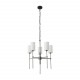  Step Into Design Lampa wisząca DARLING czarny połysk 60 cm ST-9501-5 BLACK