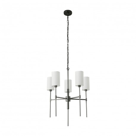  Step Into Design Lampa wisząca DARLING czarny połysk 60 cm ST-9501-5 BLACK