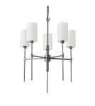 5-point chandeliers -  Step Into Design DARLING pendant lamp gloss black 60 cm ST-9501-5 BLACK - product 3