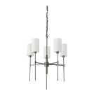 5-point chandeliers -  Step Into Design DARLING pendant lamp gloss black 60 cm ST-9501-5 BLACK - product 5