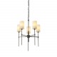  Step Into Design Lampa wisząca DARLING czarny połysk 60 cm ST-9501-5 BLACK