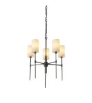 5-point chandeliers -  Step Into Design DARLING pendant lamp gloss black 60 cm ST-9501-5 BLACK - product 6