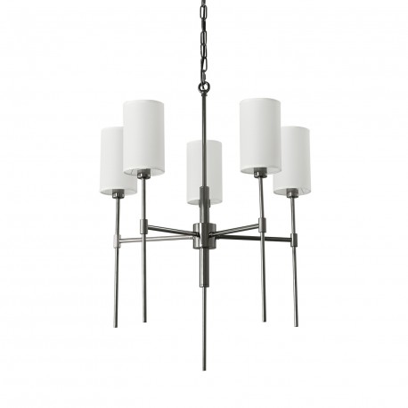  Step Into Design Lampa wisząca DARLING czarny połysk 60 cm ST-9501-5 BLACK