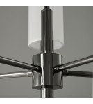 5-point chandeliers -  Step Into Design DARLING pendant lamp gloss black 60 cm ST-9501-5 BLACK - product 8