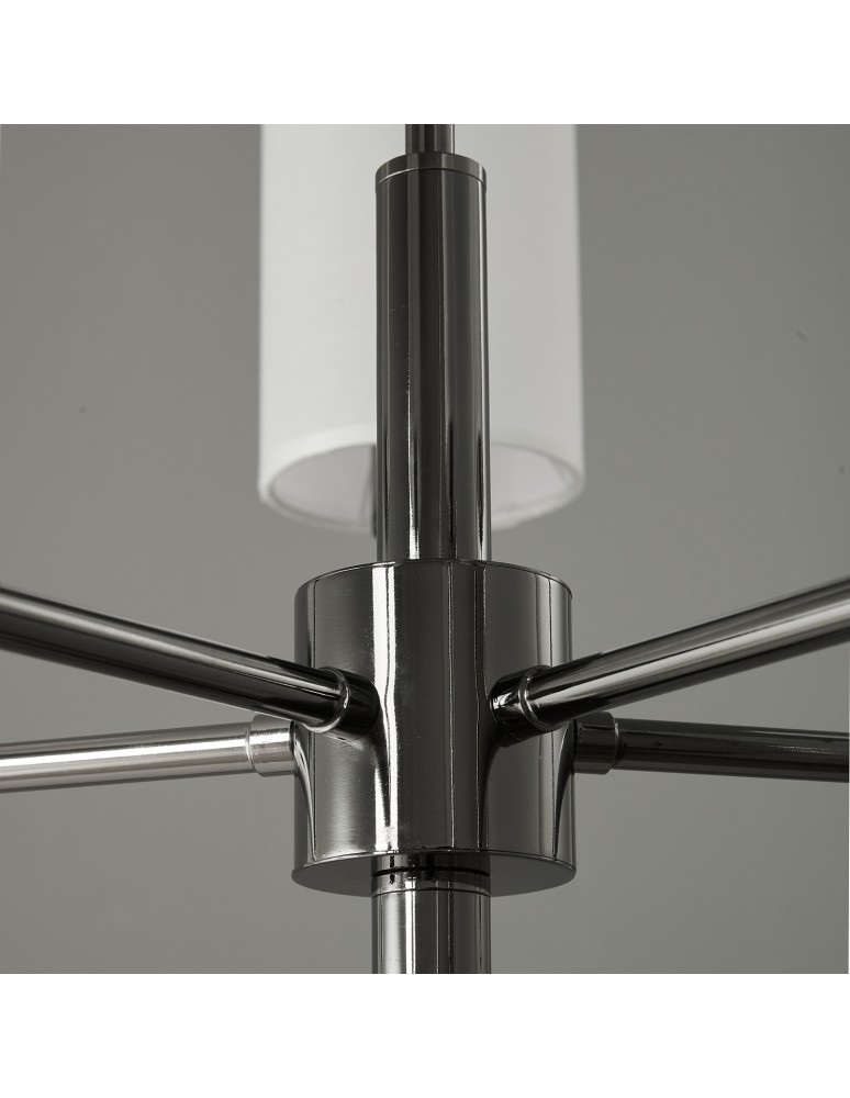 5-point chandeliers -  Step Into Design DARLING pendant lamp gloss black 60 cm ST-9501-5 BLACK - product kolory-swiatla.pl 8