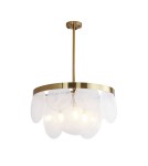 Glamour chandeliers -  Step Into Design AURORA brass 60 cm pendant lamp ST-9513 BRASS - product 1