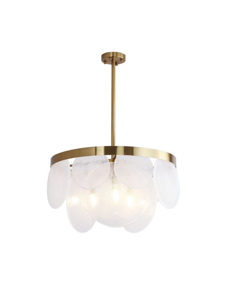 Glamour chandeliers -  Step Into Design AURORA brass 60 cm pendant lamp ST-9513 BRASS - product kolory-swiatla.pl 4