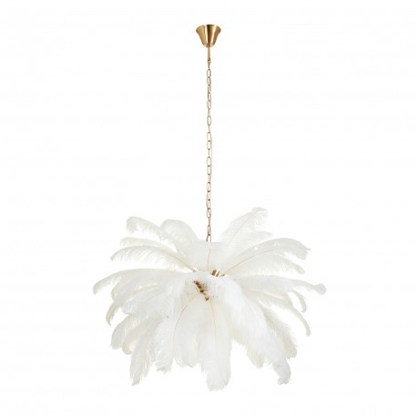  Step Into Design Lampa wisząca EMU pióra białe 100 cm ST-DN127 white