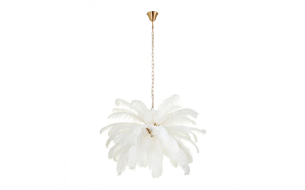  Step Into Design Lampa wisząca EMU pióra białe 100 cm ST-DN127 white