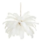 Designer pendant lamps -  Step Into Design pendant lamp EMU feather white 100 cm ST-DN127 white - product 2