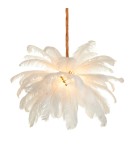 Designer pendant lamps -  Step Into Design pendant lamp EMU feather white 100 cm ST-DN127 white - product 4