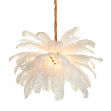  Step Into Design Lampa wisząca EMU pióra białe 100 cm ST-DN127 white