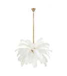 Designer pendant lamps -  Step Into Design pendant lamp EMU feather white 100 cm ST-DN127 white - product 5