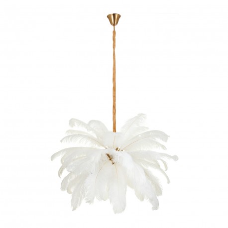  Step Into Design Lampa wisząca EMU pióra białe 100 cm ST-DN127 white