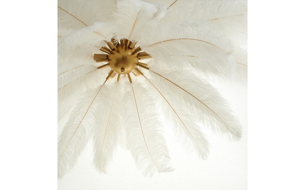  Step Into Design Lampa wisząca EMU pióra białe 100 cm ST-DN127 white