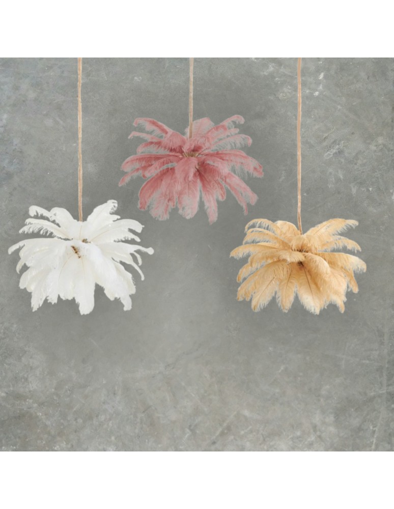 Designer pendant lamps -  Step Into Design pendant lamp EMU feather white 100 cm ST-DN127 white - product kolory-swiatla.pl 10